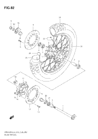 Rear Wheel (Dr650sel3 E33)
