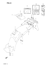 Rear Fender-Label
