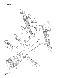 Rear Swinging Arm (Model Z)