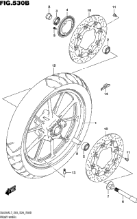Front Wheel (Dl650al7 E28)