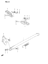 Stand-Footrest (K/L/M/N)
