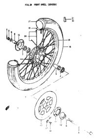 Front Wheel (Gs425n)