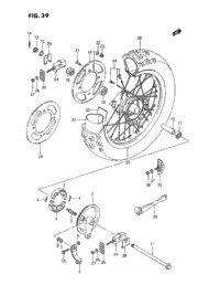 Rear Wheel (Model G/H/J/K)