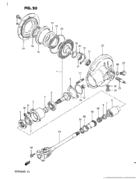 Propeller Shaft - Final Drive Gear