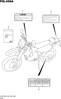 Label (Dr-Z400sl6 E03)