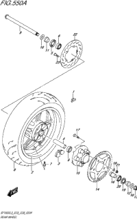 Rear Wheel (Sfv650l5 E03)