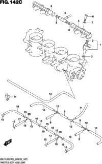 Throttle Body Hose/Joint (Gsx-S1000fal9 E33)