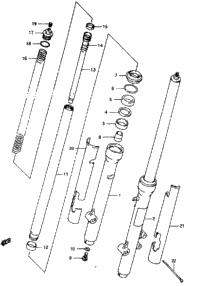 Front Fork (Model L/M/N/P/R)