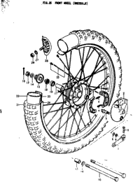 Front Wheel (Rm250a