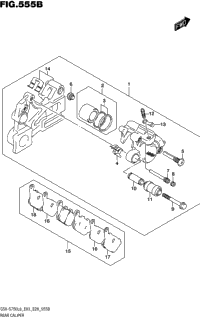 Rear Caliper (Gsx-S750al6 E28)