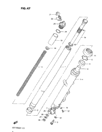 Front Fork (Gs1100gk2/Gkd)