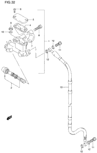 Front Master Cylinder (Model T/V/W)