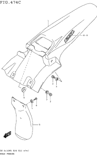 Rear Fender (Dr-Z125lm3e33)