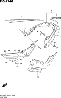 Rear Fender (Vzr1800bzl8 E33) (Jru)