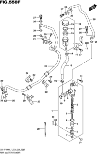 Rear Master Cylinder (Gsx-R1000al7 E33)