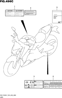 Label (Gsx-S1000al7 E28)