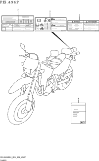 Label (Dr-Z400sm:E28)