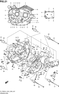 Crankcase (Vl1500l4 E28)