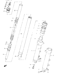 Front Master Cylinder(Model K/L/M/N/P/R/S/T)