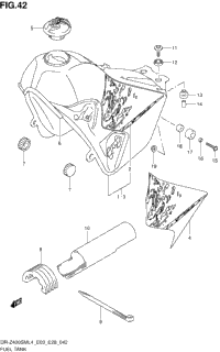 Fuel Tank (Dr-Z400sml4 E03)