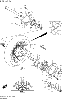 Rear Wheel (Dl1050rj)