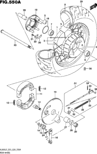 Rear Wheel (Vl800l5 E03)