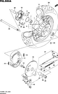 Rear Wheel (Vl800)