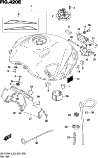 Fuel Tank (Gsx-S750yal9 E33)