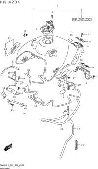 Fuel Tank (Dl650a:E33)