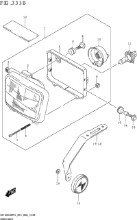 Headlamp (Dr-Z400sm)