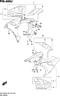 Side Cowling (Gsx-R1000al8 E33) (For Yww)