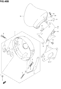 Headlamp Housing (Sv1000k5) Not For U.S. Market