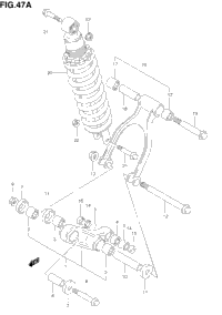 Rear Cushion Lever (Model R/S)