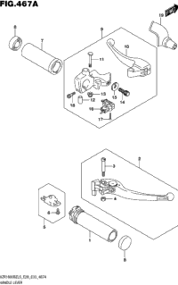 Handle Lever (Vzr1800bzl5 E28)