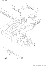 Rear Swinging Arm (Model S/T/V/W)