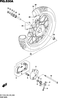 Front Wheel (Dr-Z125l9 E28)