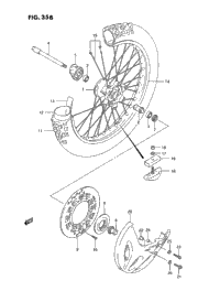 Front Wheel (Model N/P/R/S)