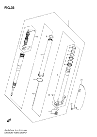 Lh Front Fork Damper