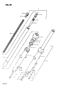 Front Fork (Gs250tx)