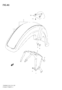 Front Fender (Vl800k6/Tk6/Ck6/K7/Tk7)