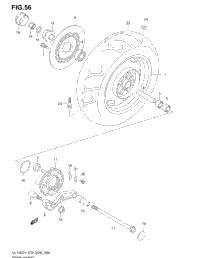 Rear Wheel (Model W/X)