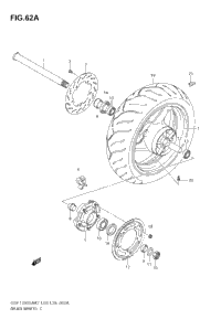 Rear Wheel (Gsf1250sk7/Sk8/Sk9)