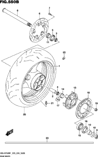 Rear Wheel (Gsx-R750)