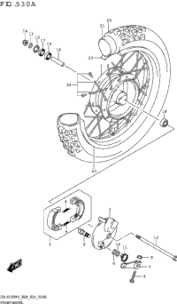 Front Wheel (Dr-Z125)
