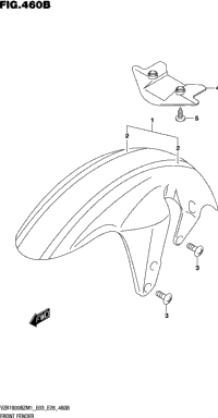 Front Fender (See Note 1) 460B