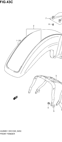Front Fender (Vl800k4/K5)