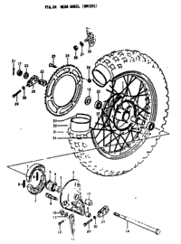Rear Wheel (Rm125c)