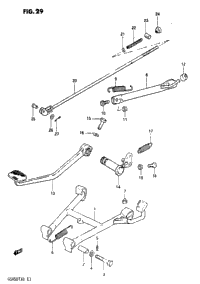 Stand - Rear Brake