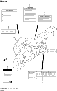 Label (Gsx-R1000zl4 E33)