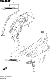 Side Cowling (Dl650al7 E33) (For Yvb,Yww)